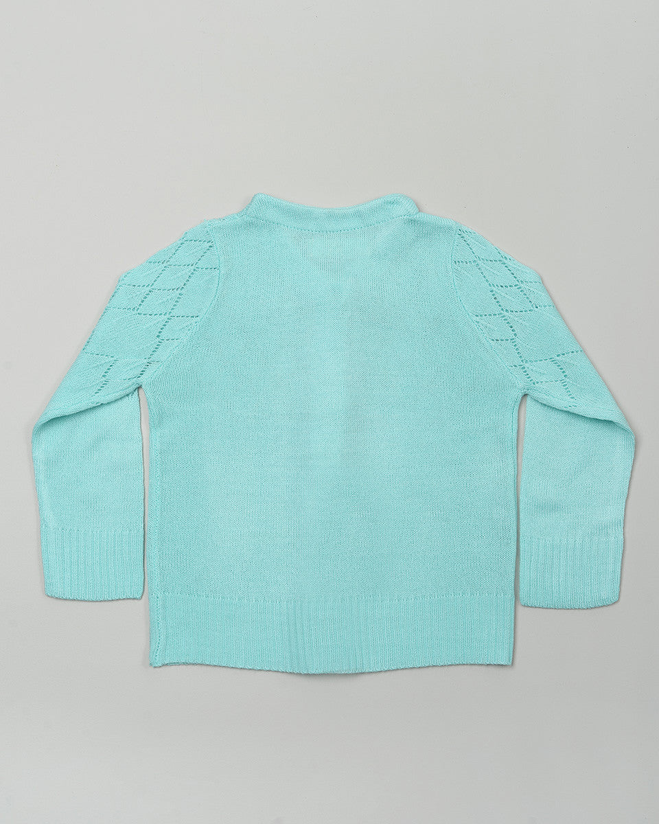 Primrose Knit Cardigan in Blue