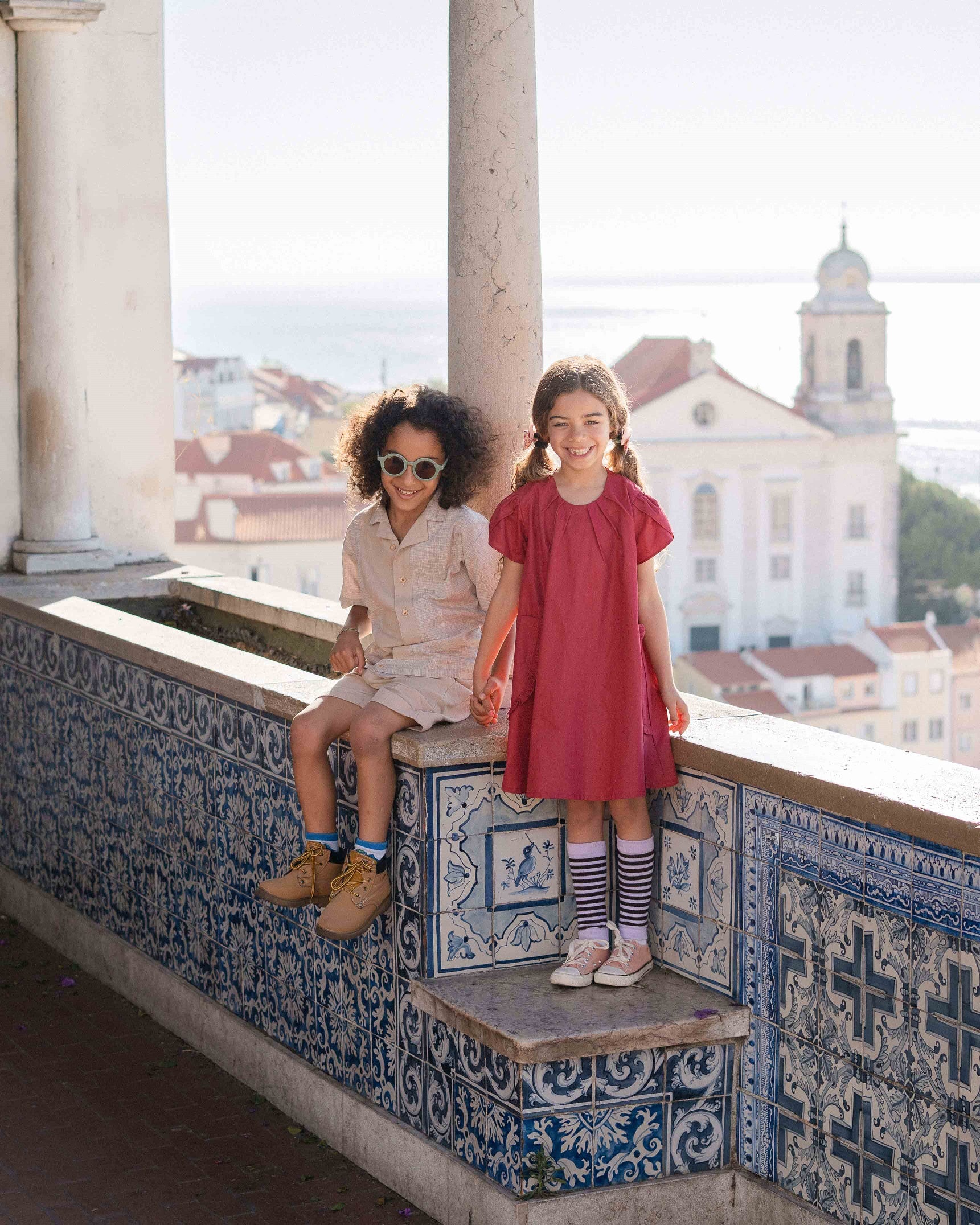 Pedro Linen Set in Latte