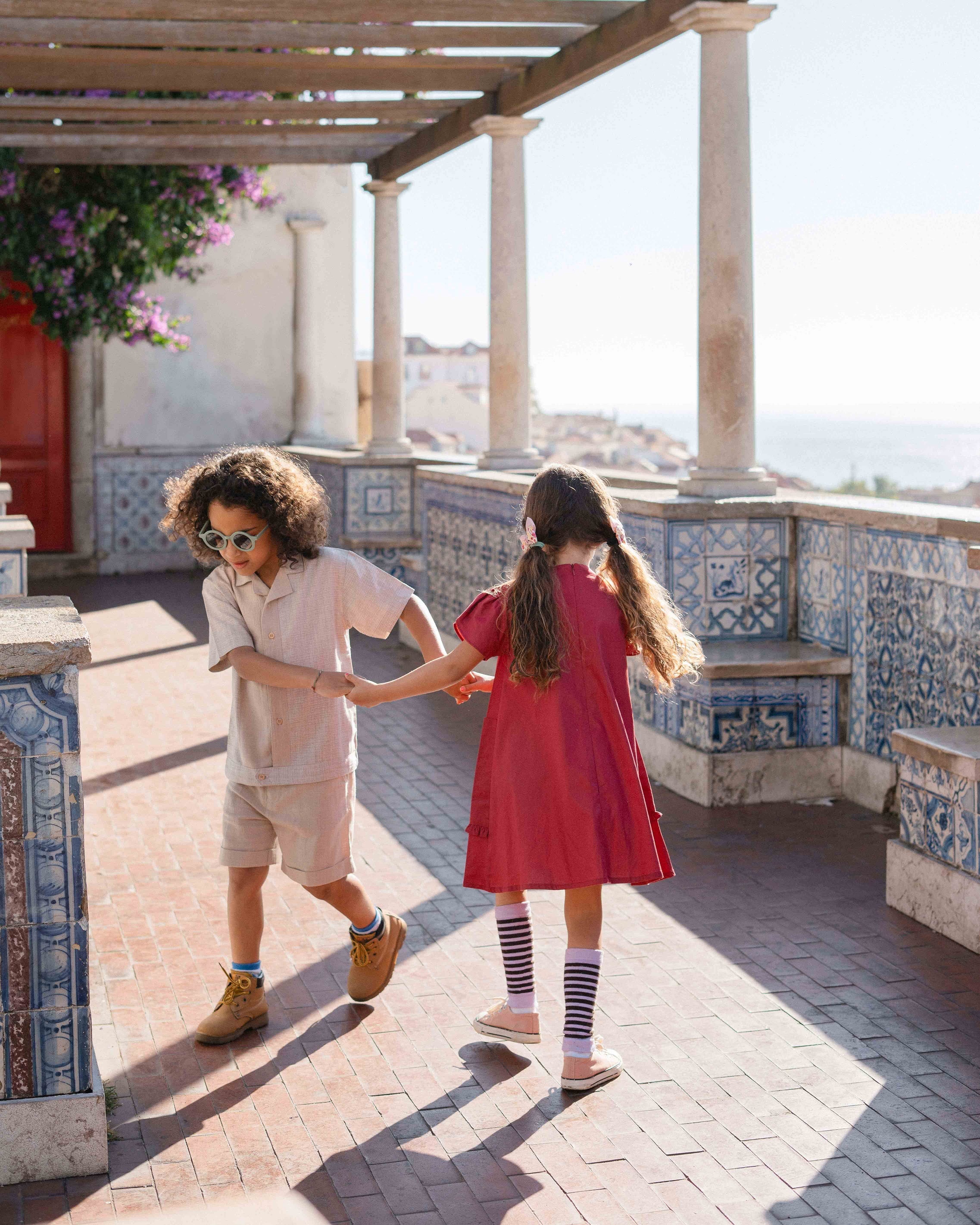 Pedro Linen Set in Latte