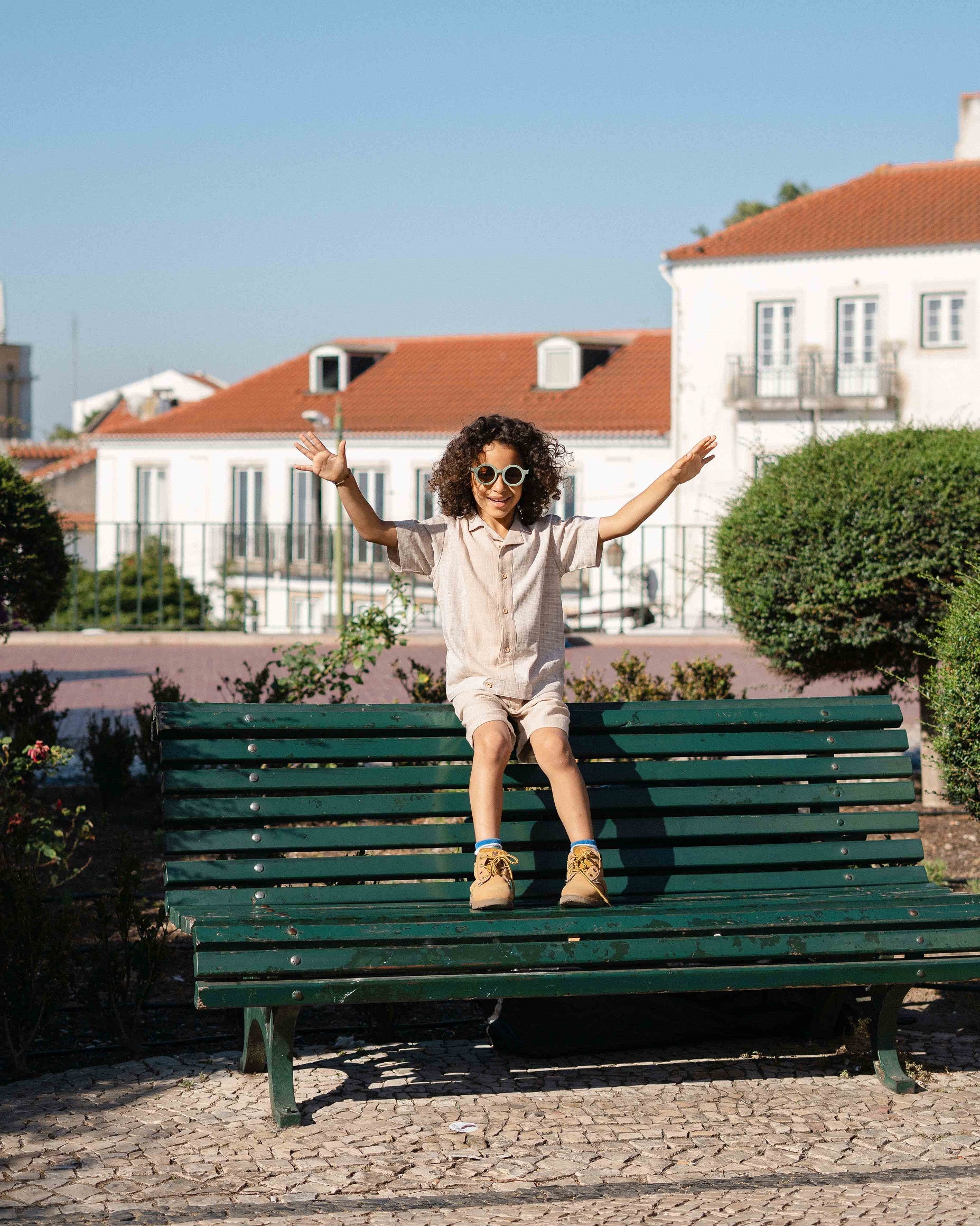 Pedro Linen Set in Latte