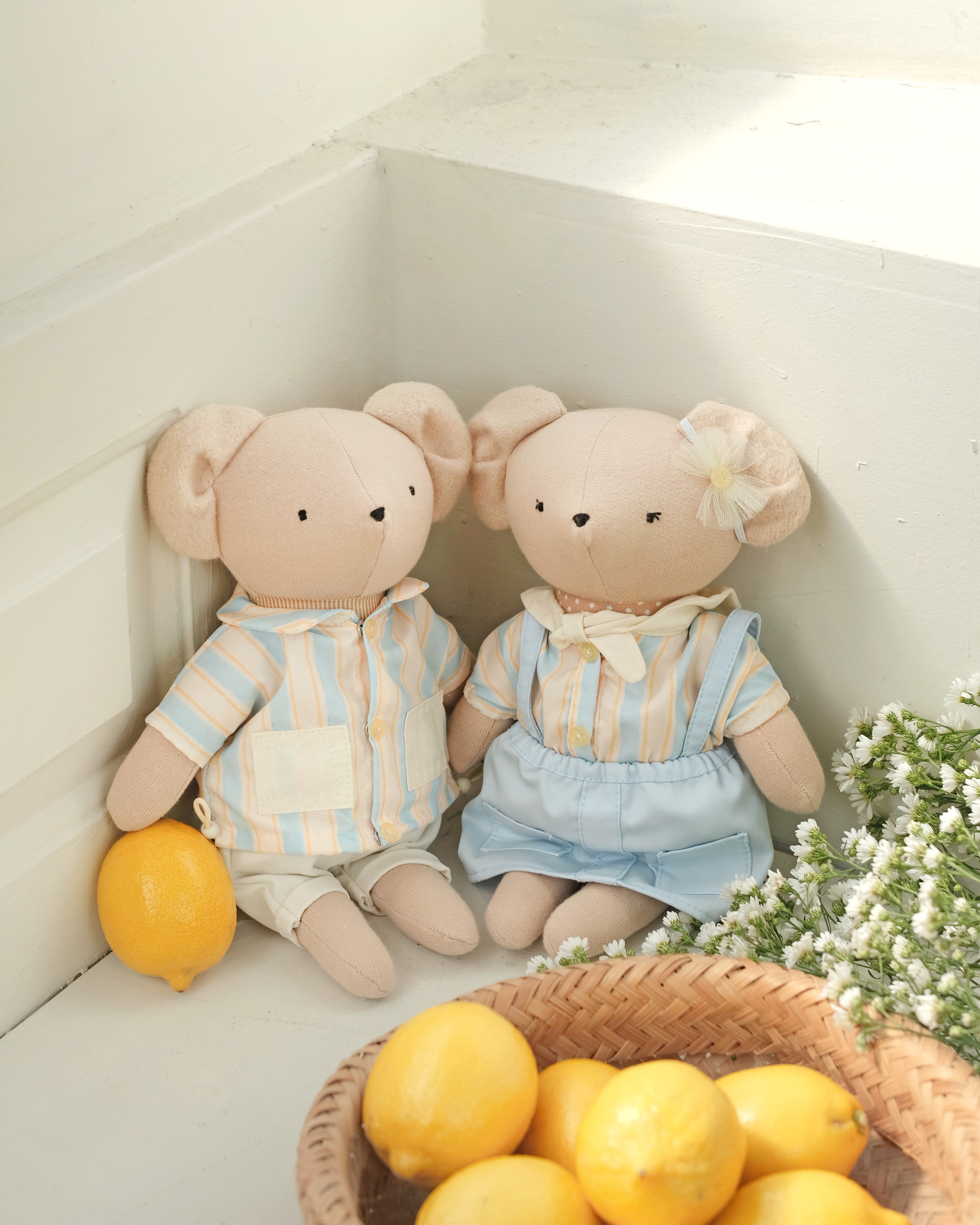 Sweet Harvest Mocha & Mochi Mouse Doll
