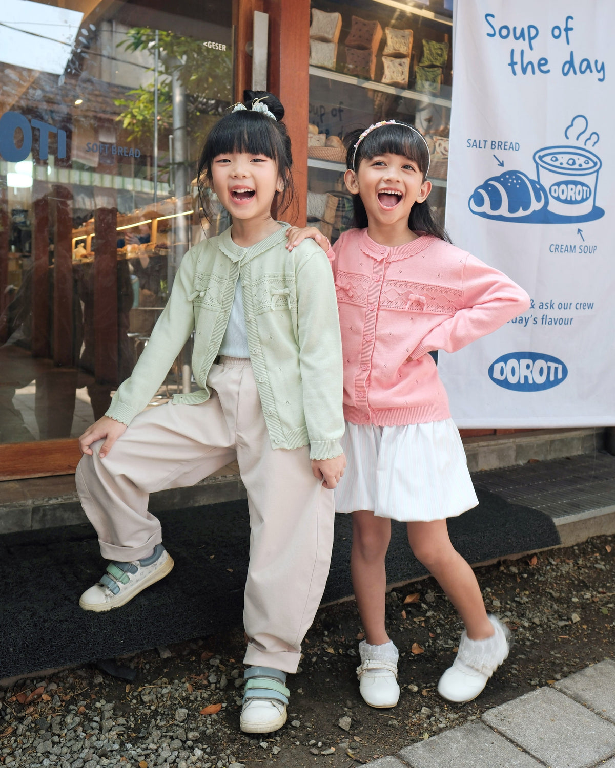 Dainty Knit Cardigan in Sage