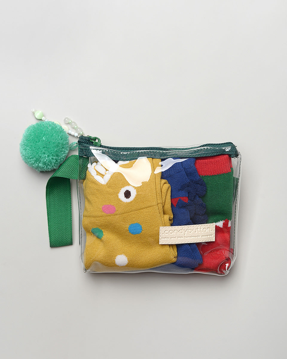 .candybutton. Socks Package - Slytherin