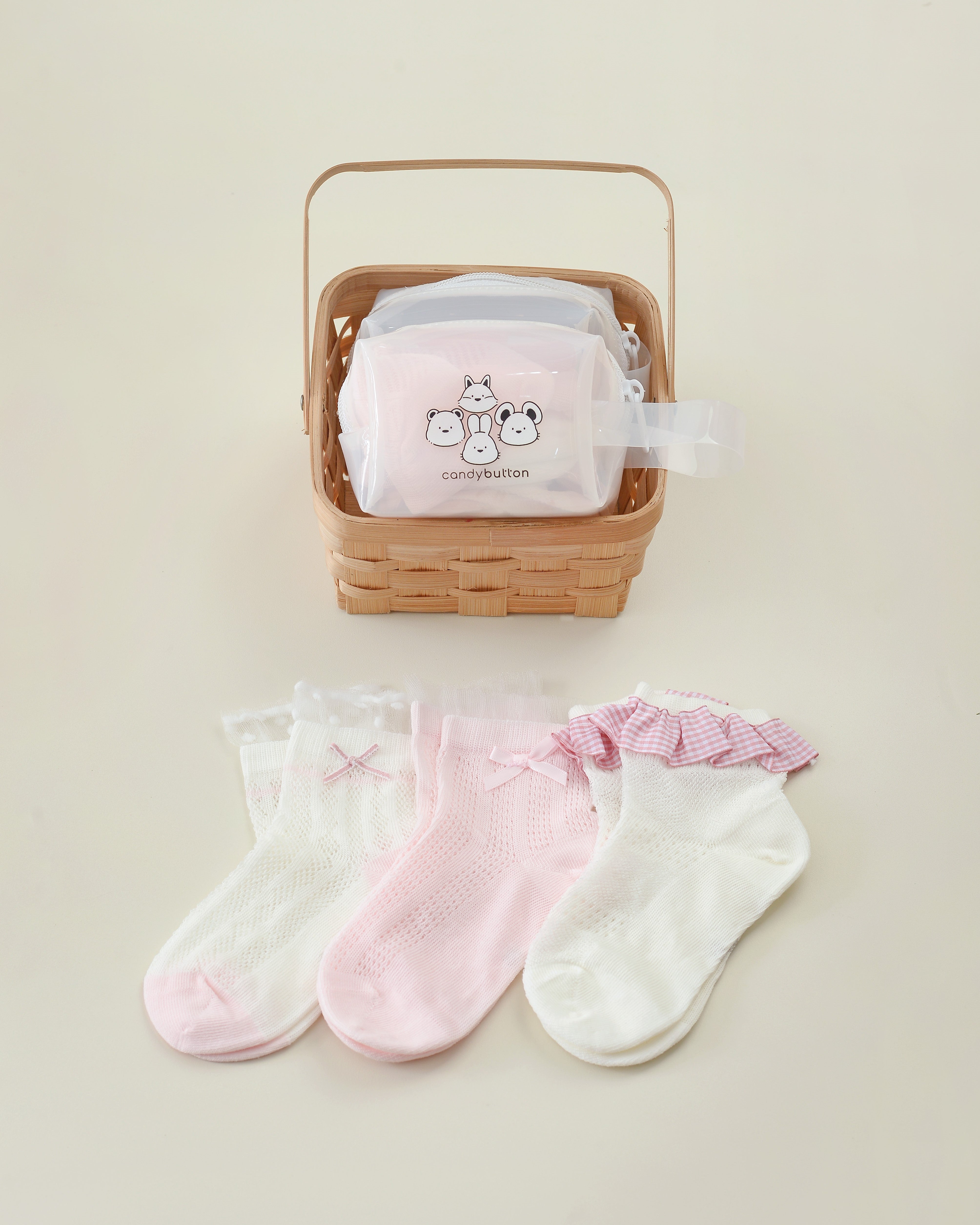 Lace Ribbon Socks