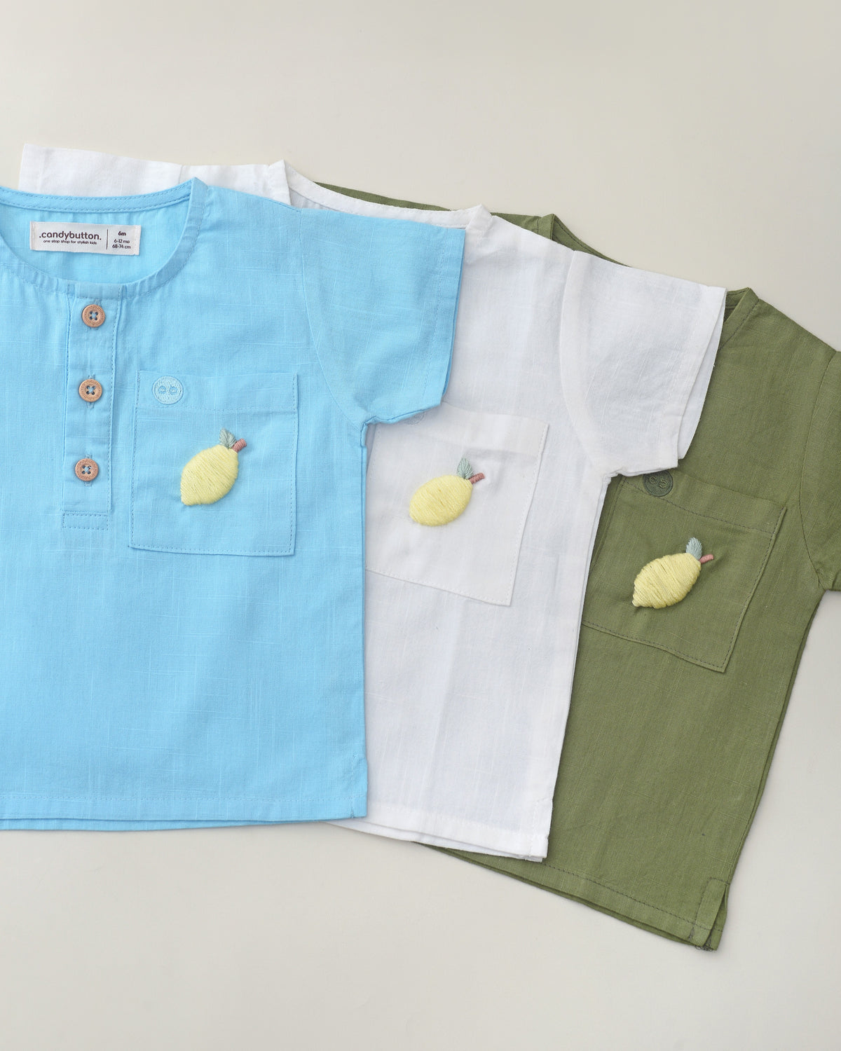 Henley Shirt in Blue