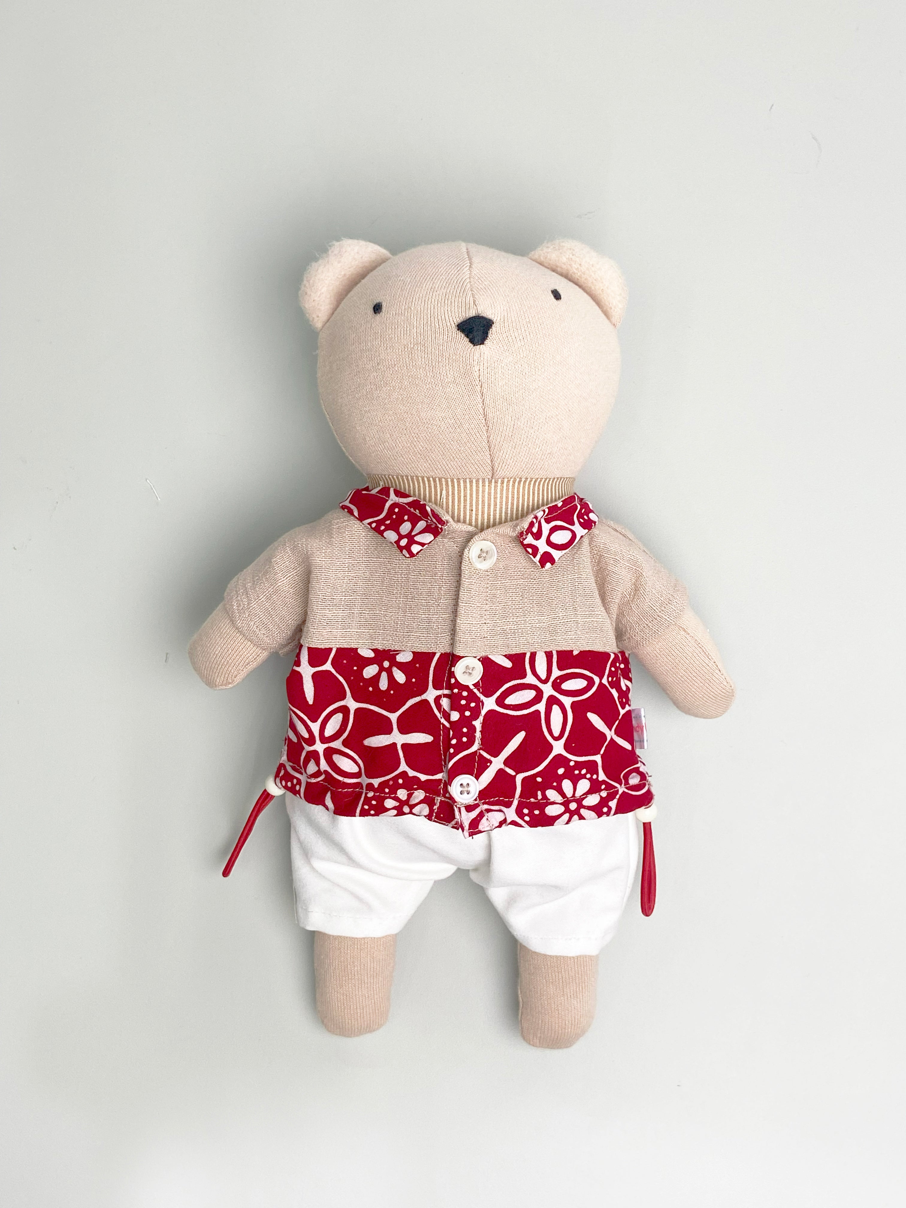 Bruno Bear Doll in Raka Clothes