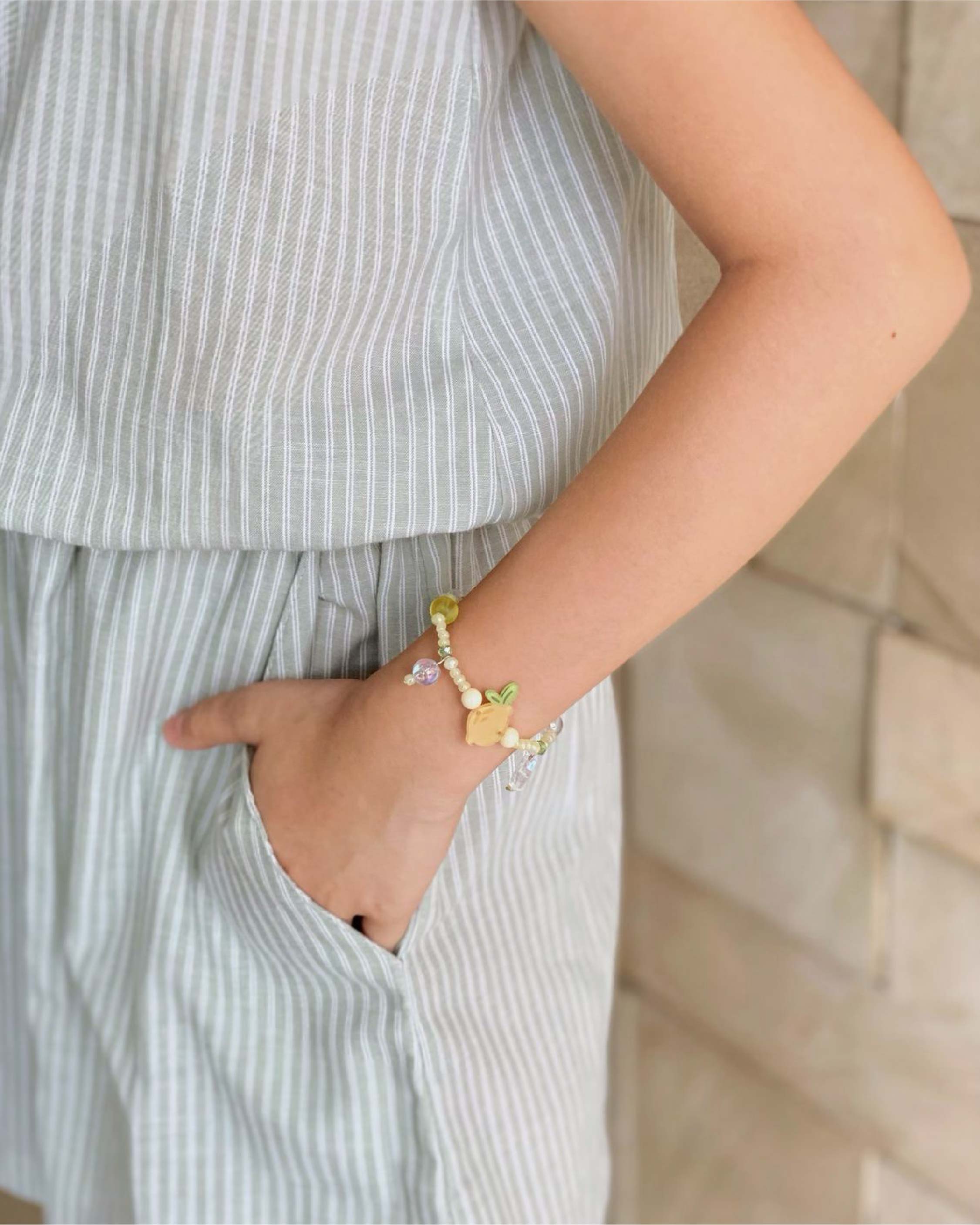 Ruela Bracelet in Limao