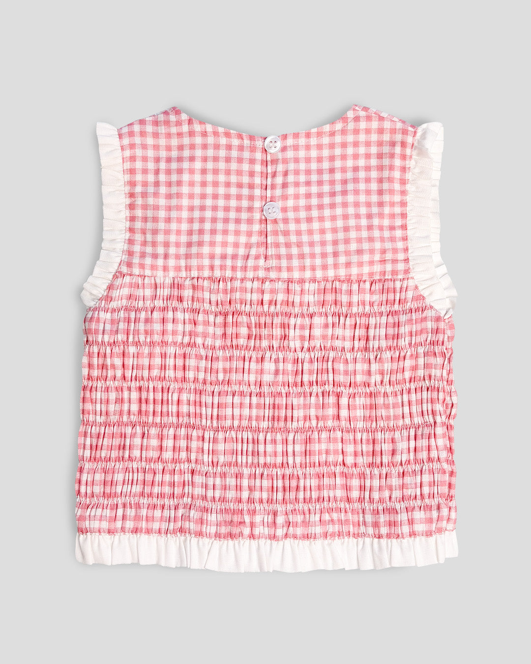 Carla Smock Blouse in Pink