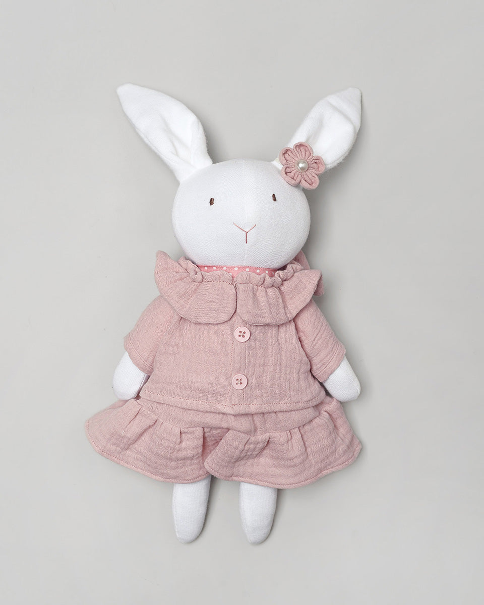 Lollie Bunny Doll in Sugar Rose