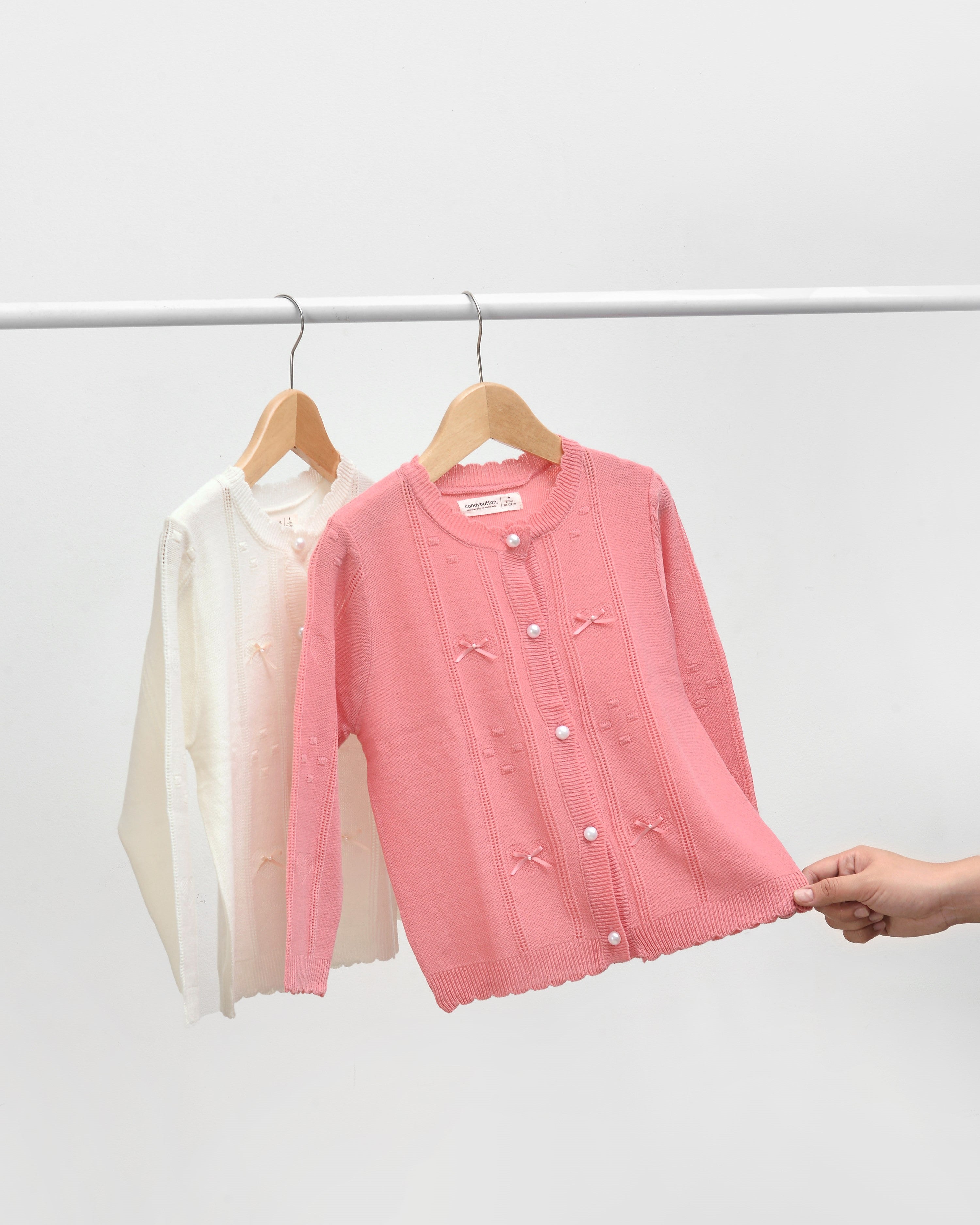 LIMITED EDITION Amora Knit Cardigan in Peony