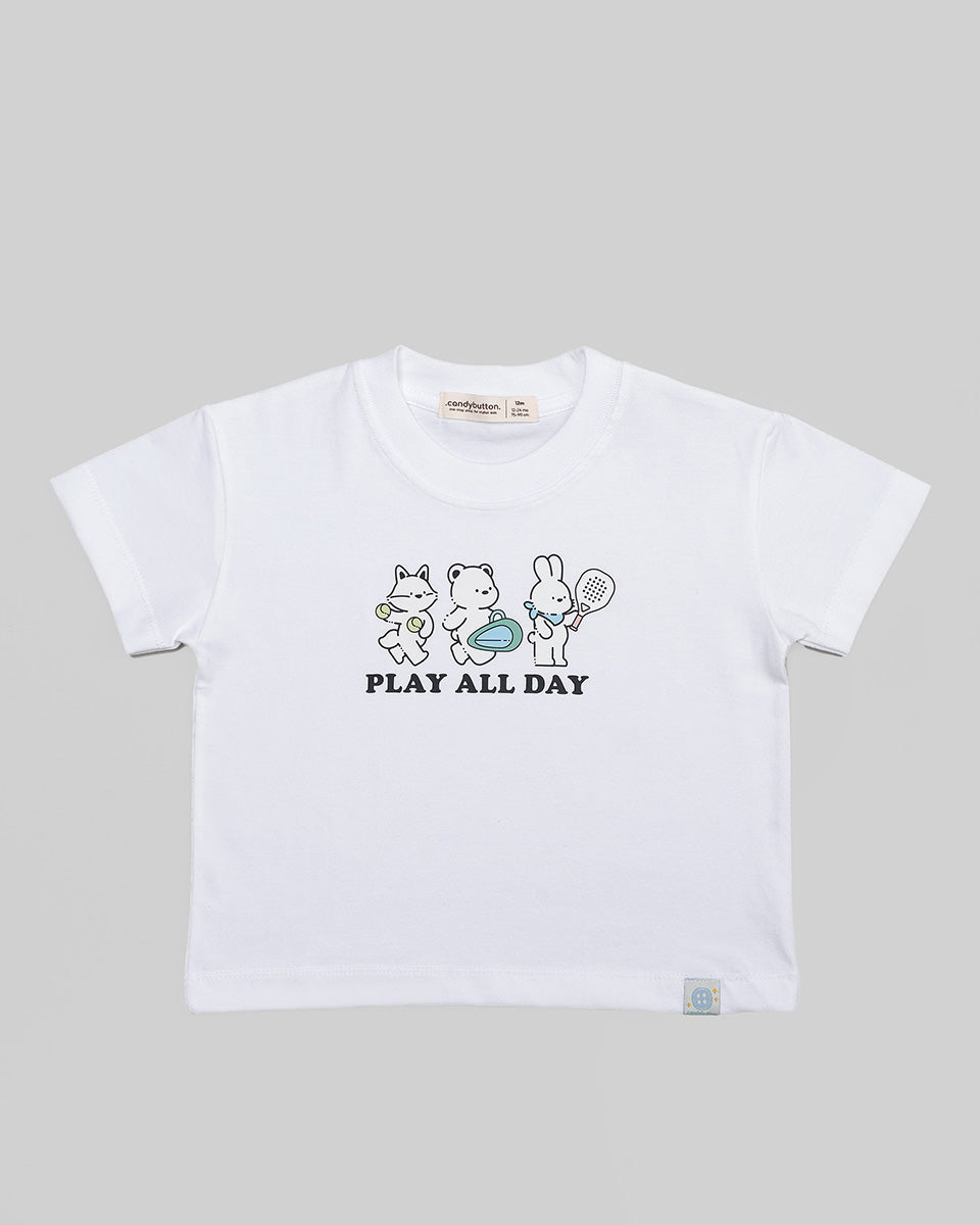 Play All Day T-Shirt in White