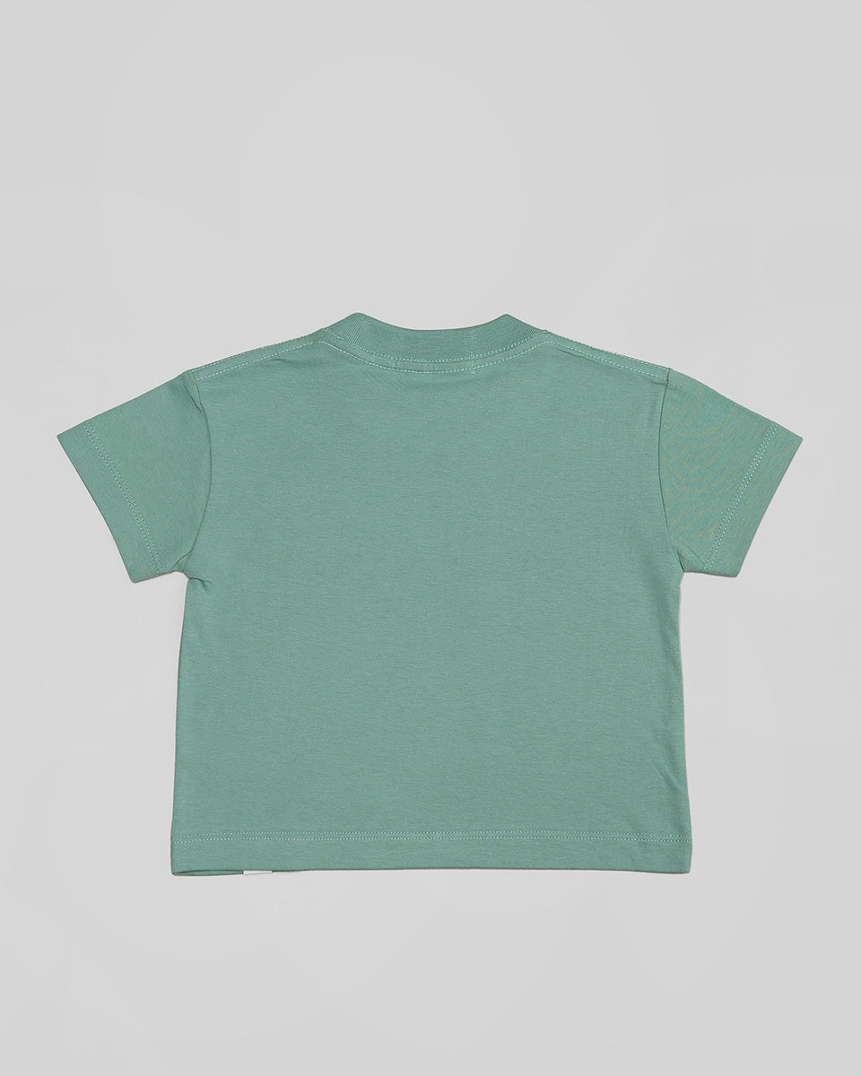 Three Buddies T-Shirt in Deep Teal
