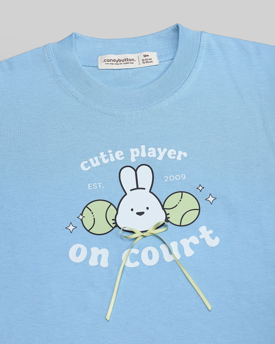 Cutie Player T-Shirt in Blue