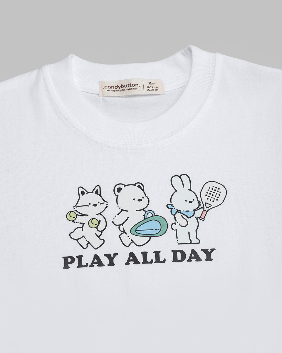 Play All Day T-Shirt in White