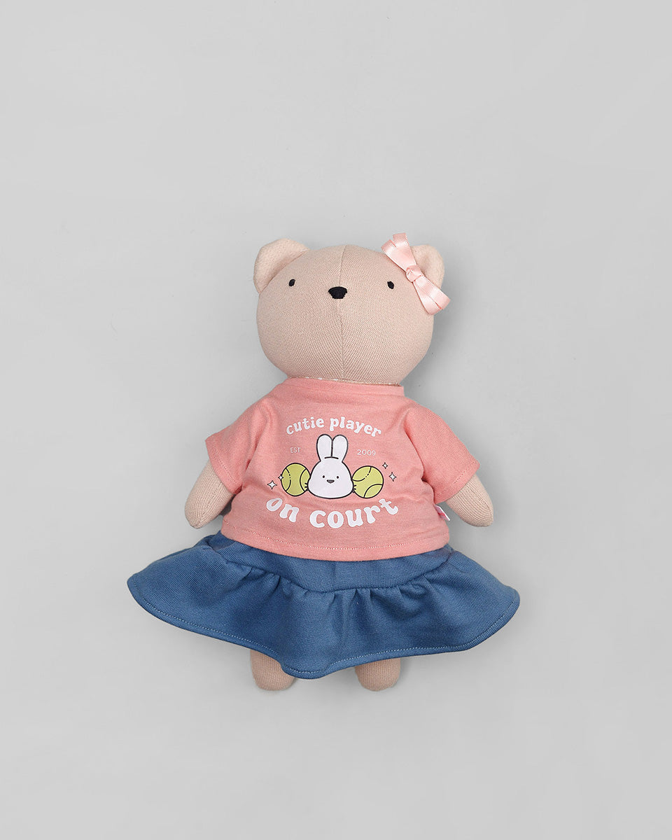 Dolly Bear Doll in Cutie Player Clothes
