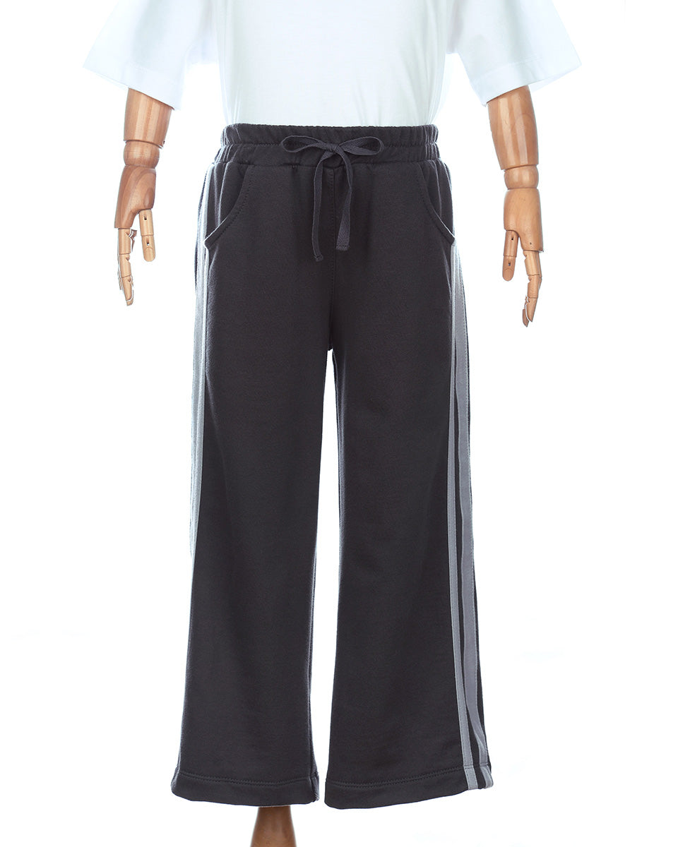 Ace Wide Leg Pants in Charcoal
