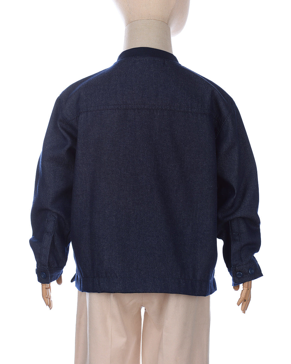 Crimson Boy Shirt in Denim