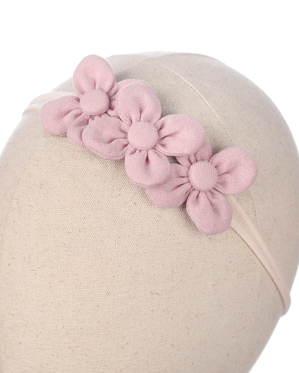 Tinsley Flowers Headband in Pink