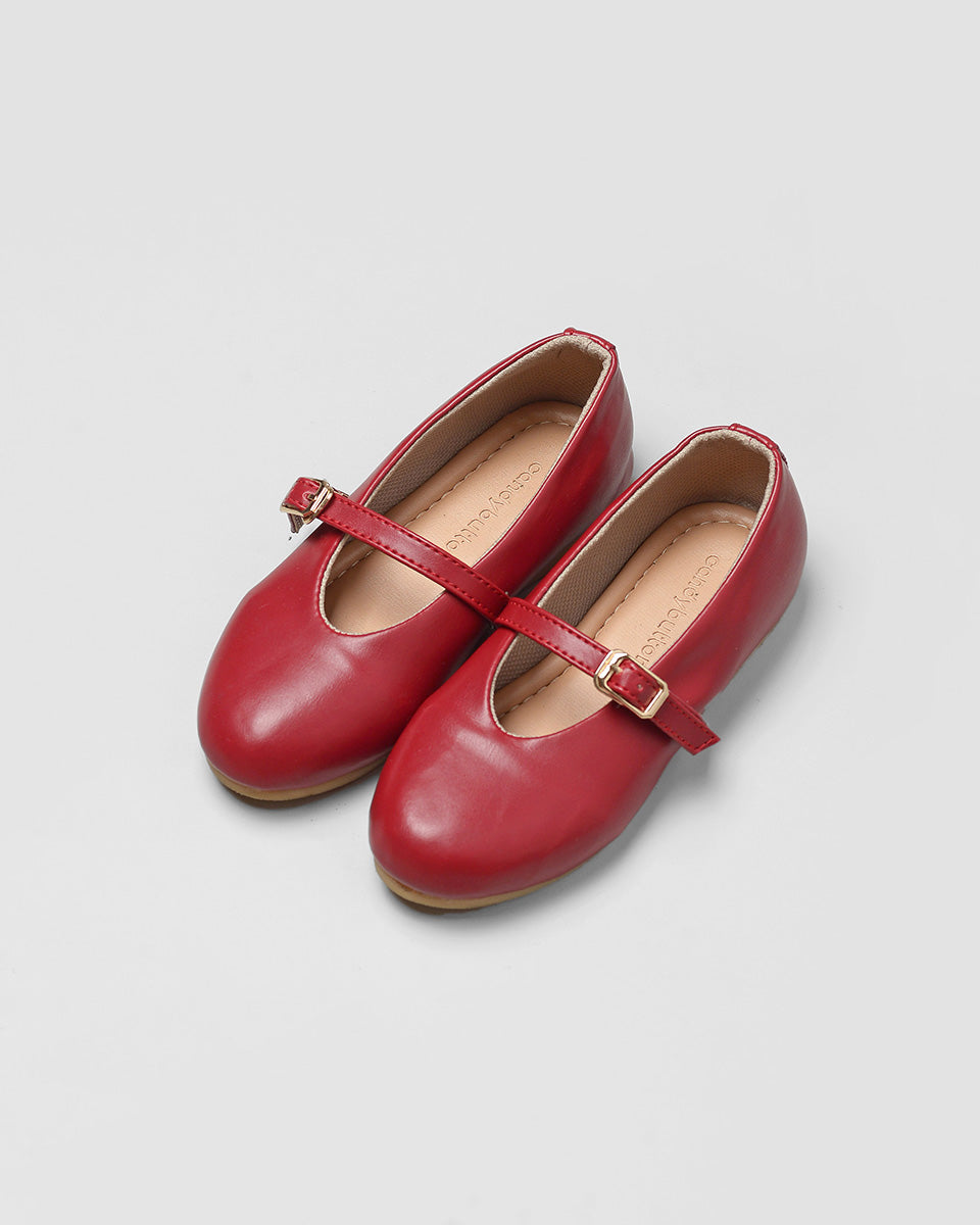 Hope Ballerina Shoes in Red