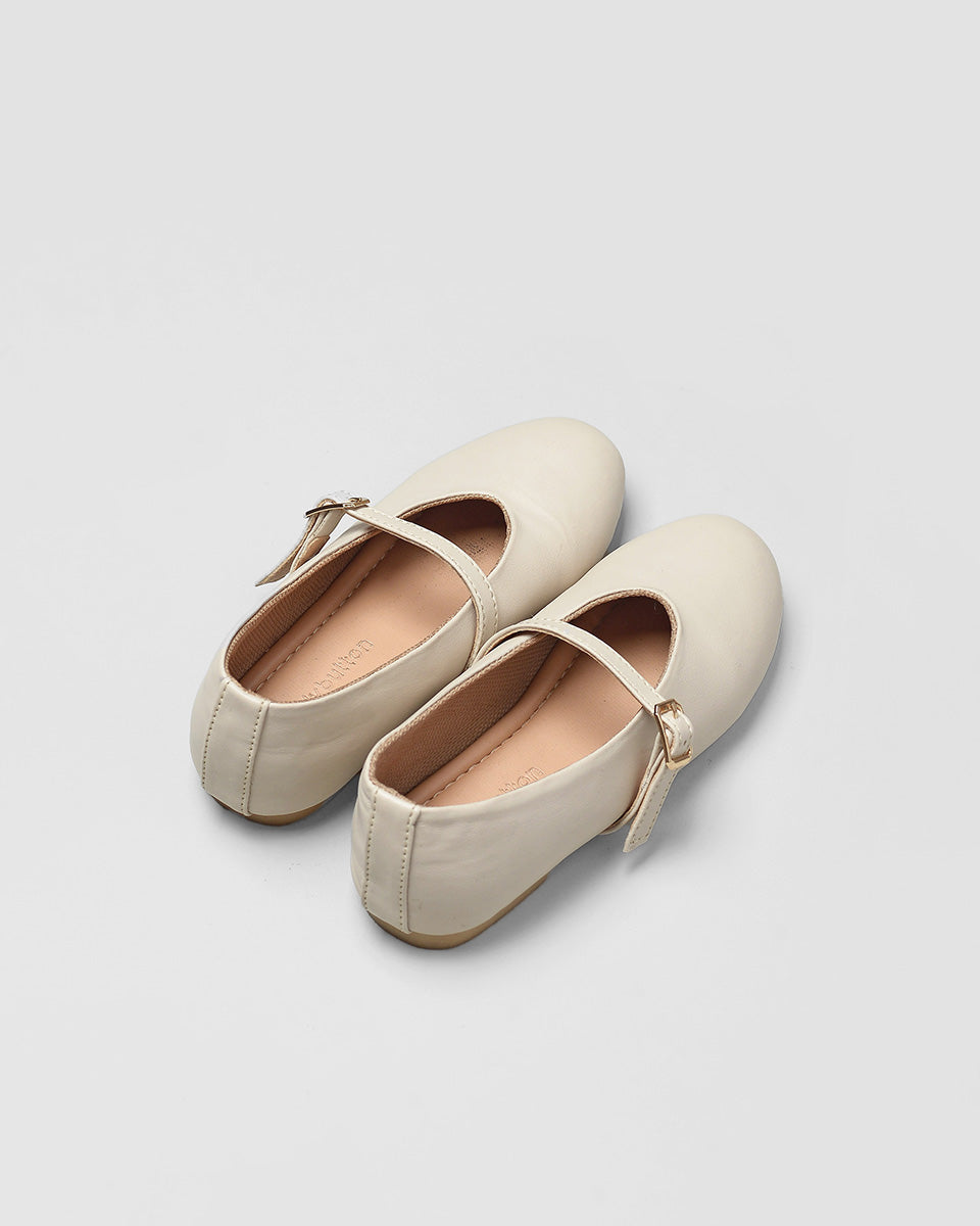 Hope Ballerina Shoes in Cream