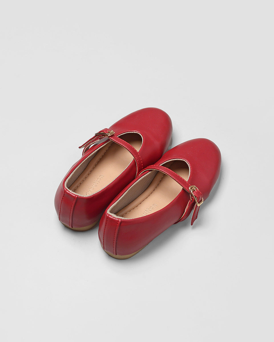 Hope Ballerina Shoes in Red