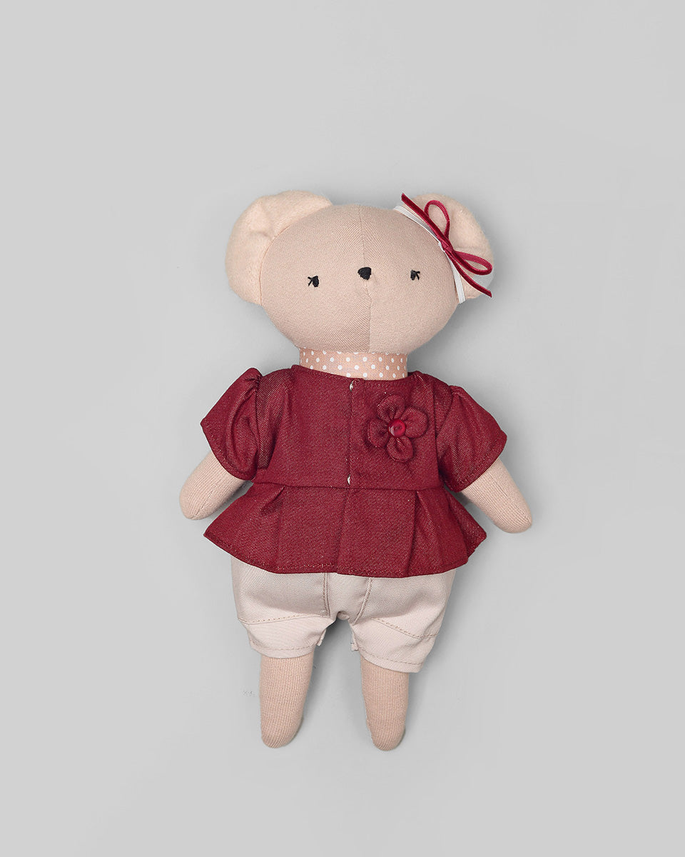 Mochi Mouse Doll in Faith Peplum Clothes