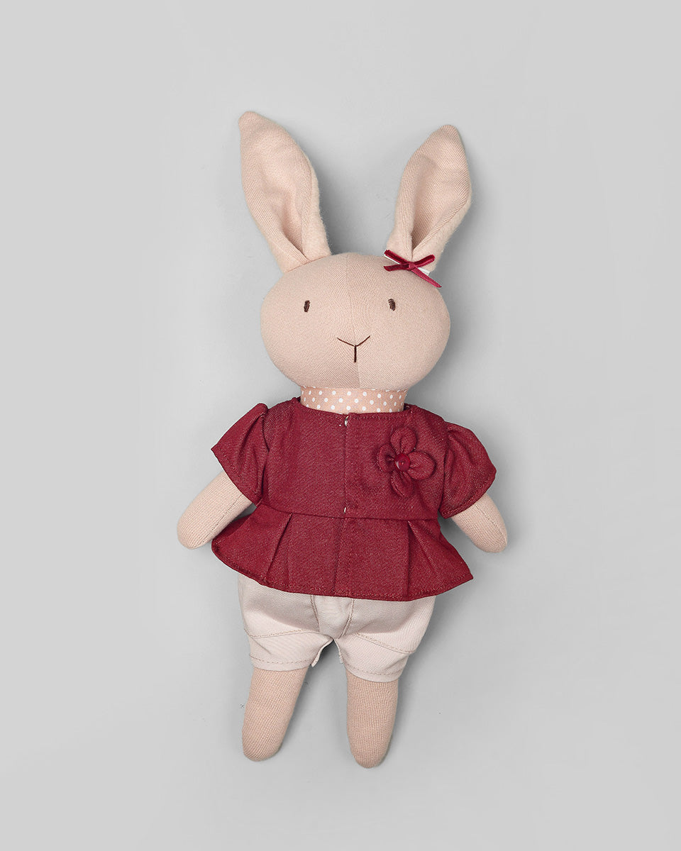 Coco Bunny Doll in Faith Peplum Clothes