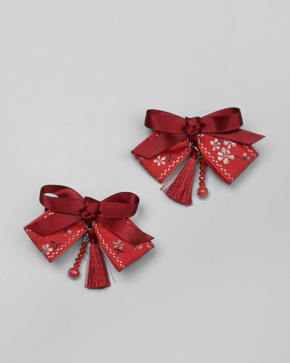 Xiu Xiu Bow in Maroon