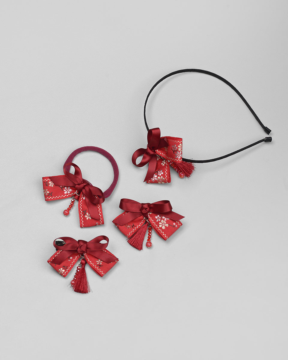 Xiu Xiu Bow in Maroon