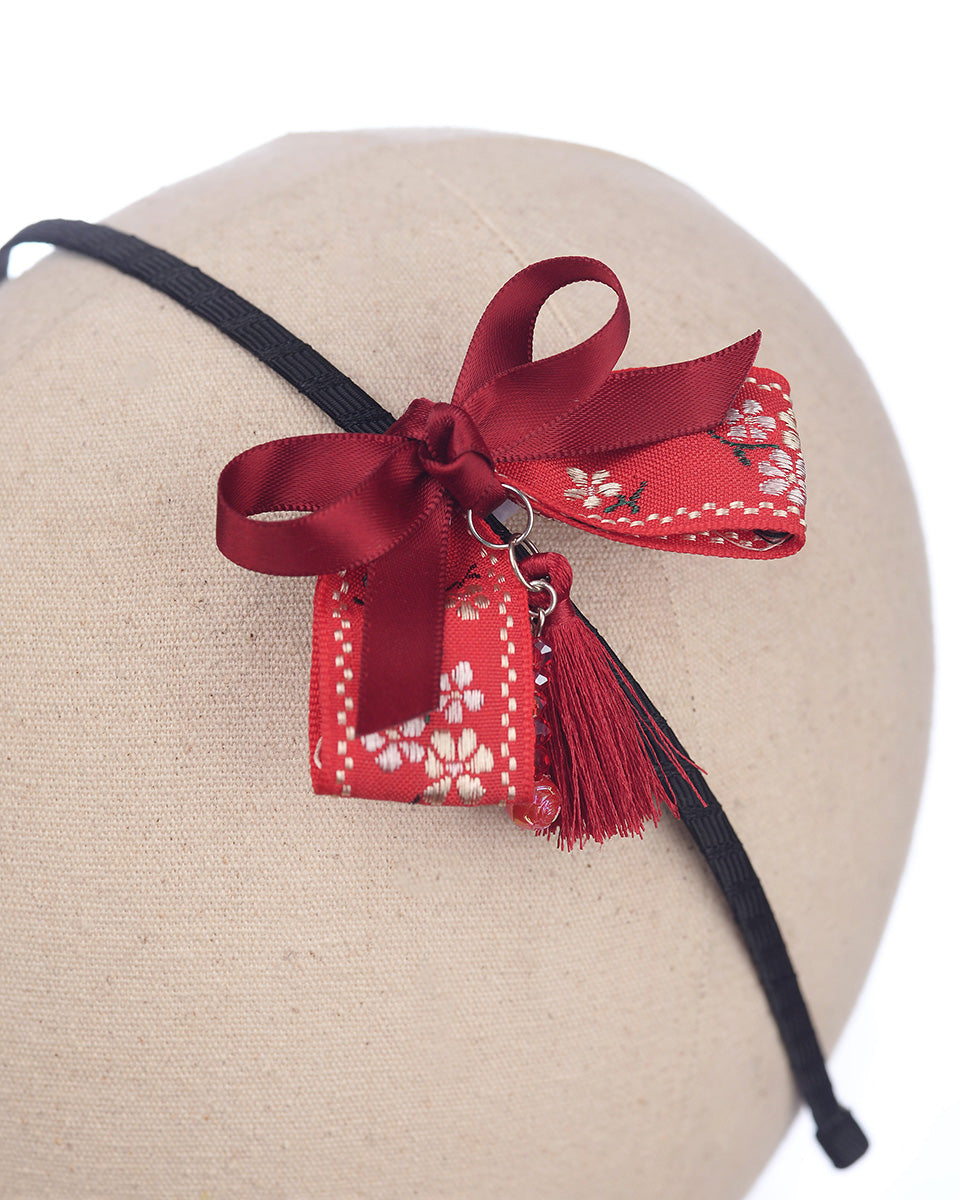 Xiu Xiu Bow in Maroon