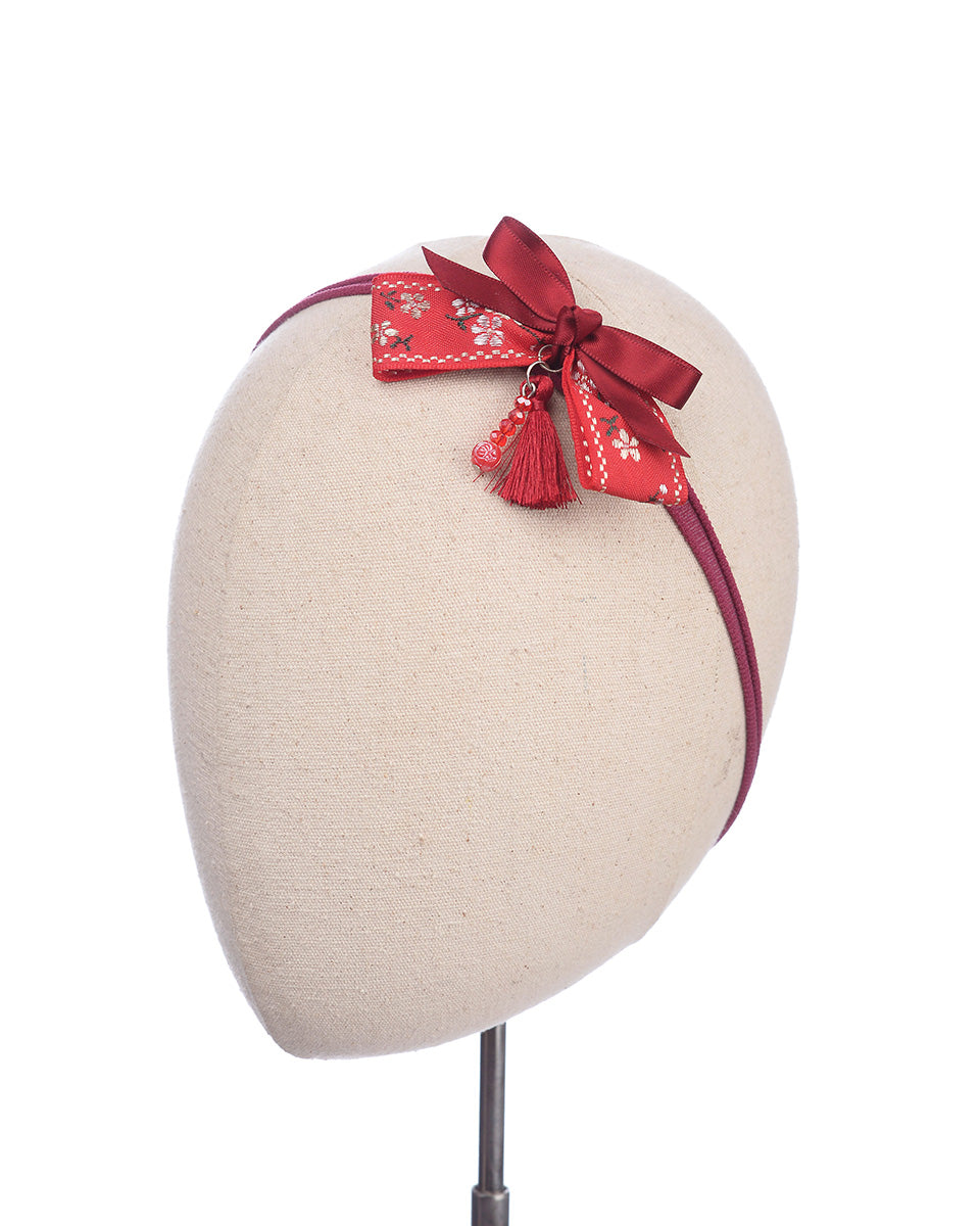 Xiu Xiu Bow in Maroon