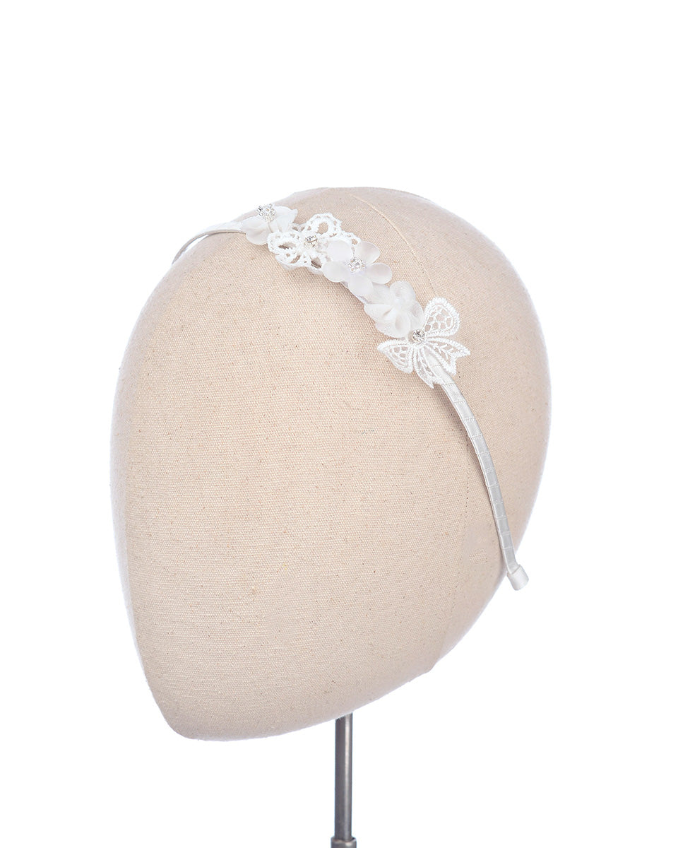 Isadora Headband in White
