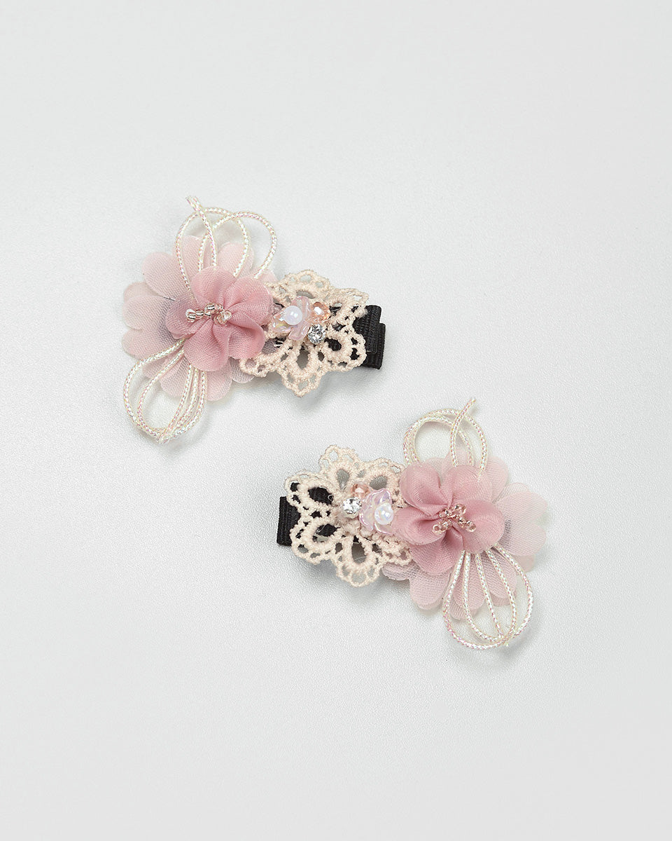 Amara Hairpin in Pink