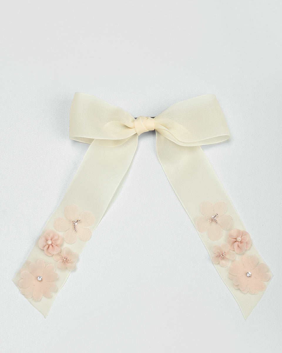 Carmen Bow Hairpin in Yellow