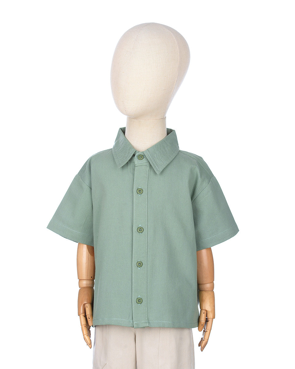 Tiago Relax Shirt in Deep Teal