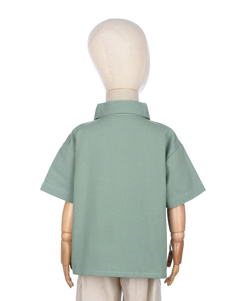 Tiago Relax Shirt in Deep Teal