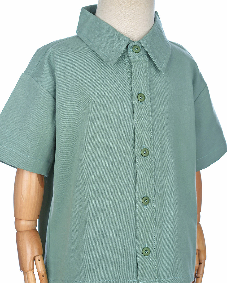 Tiago Relax Shirt in Deep Teal