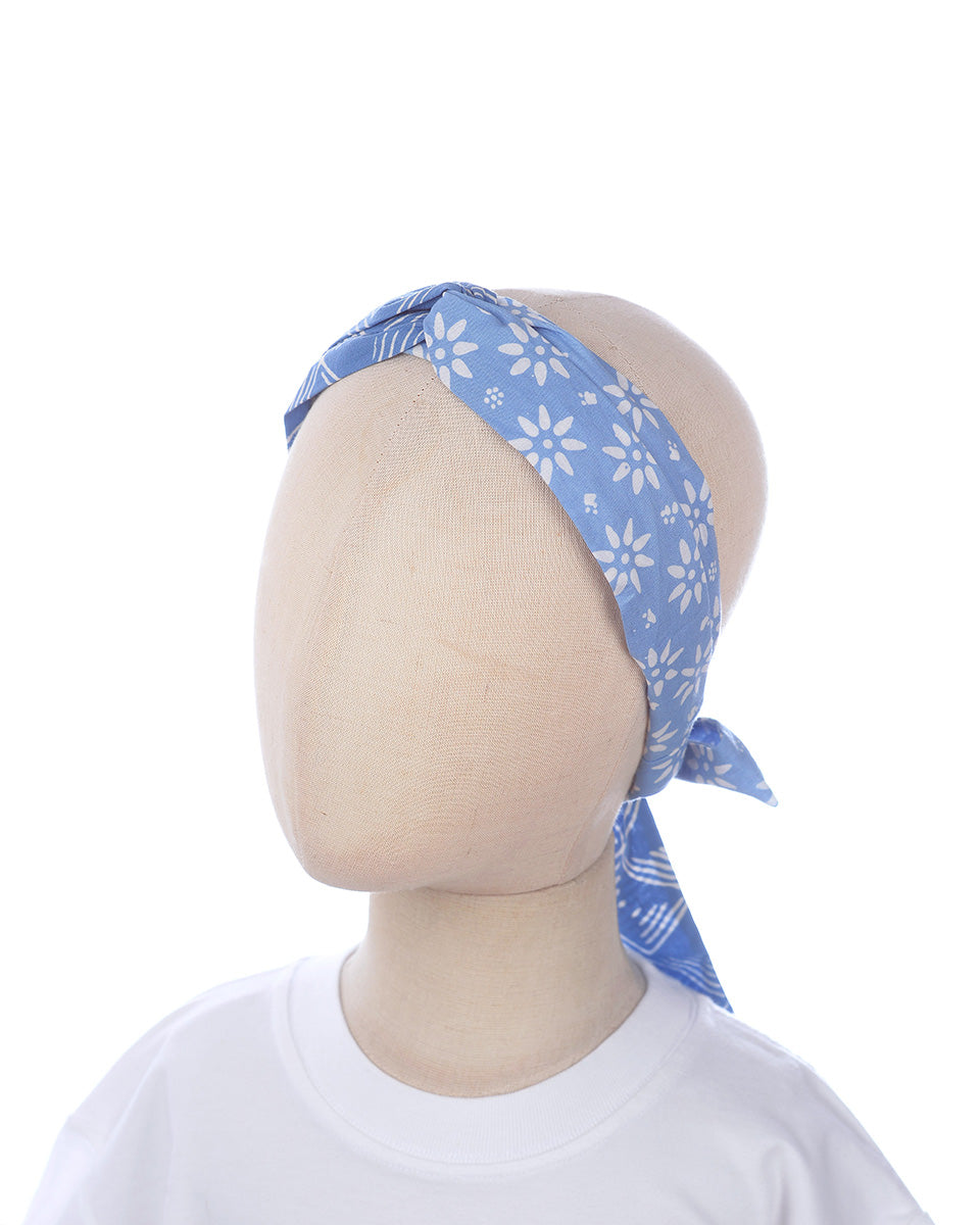 Sukacita Tie Headband in Blue