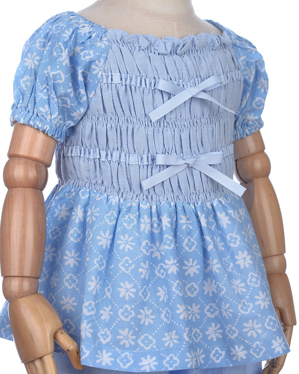 Sekar Batik Smock in Blue