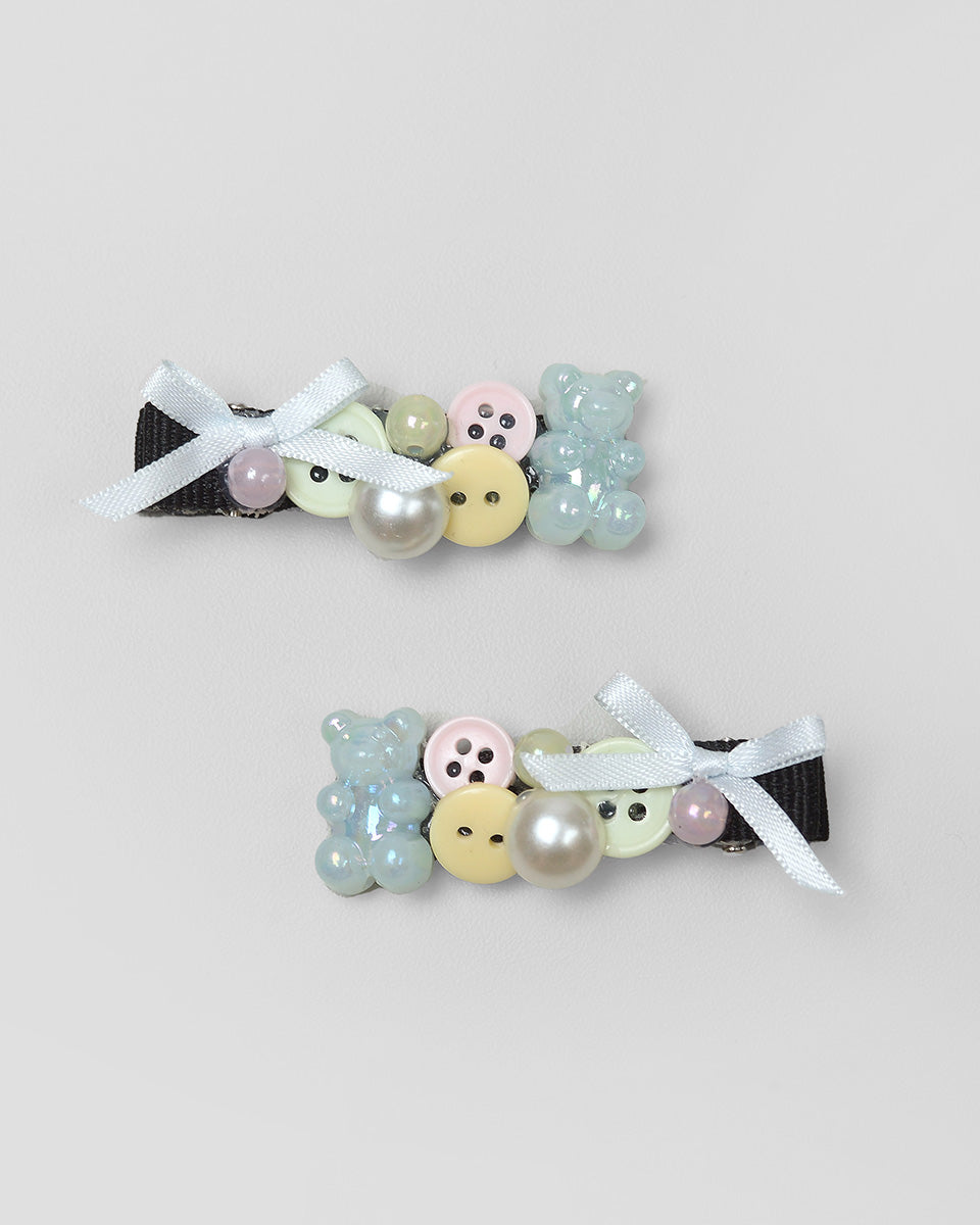 Gummy Hairpin in Blue