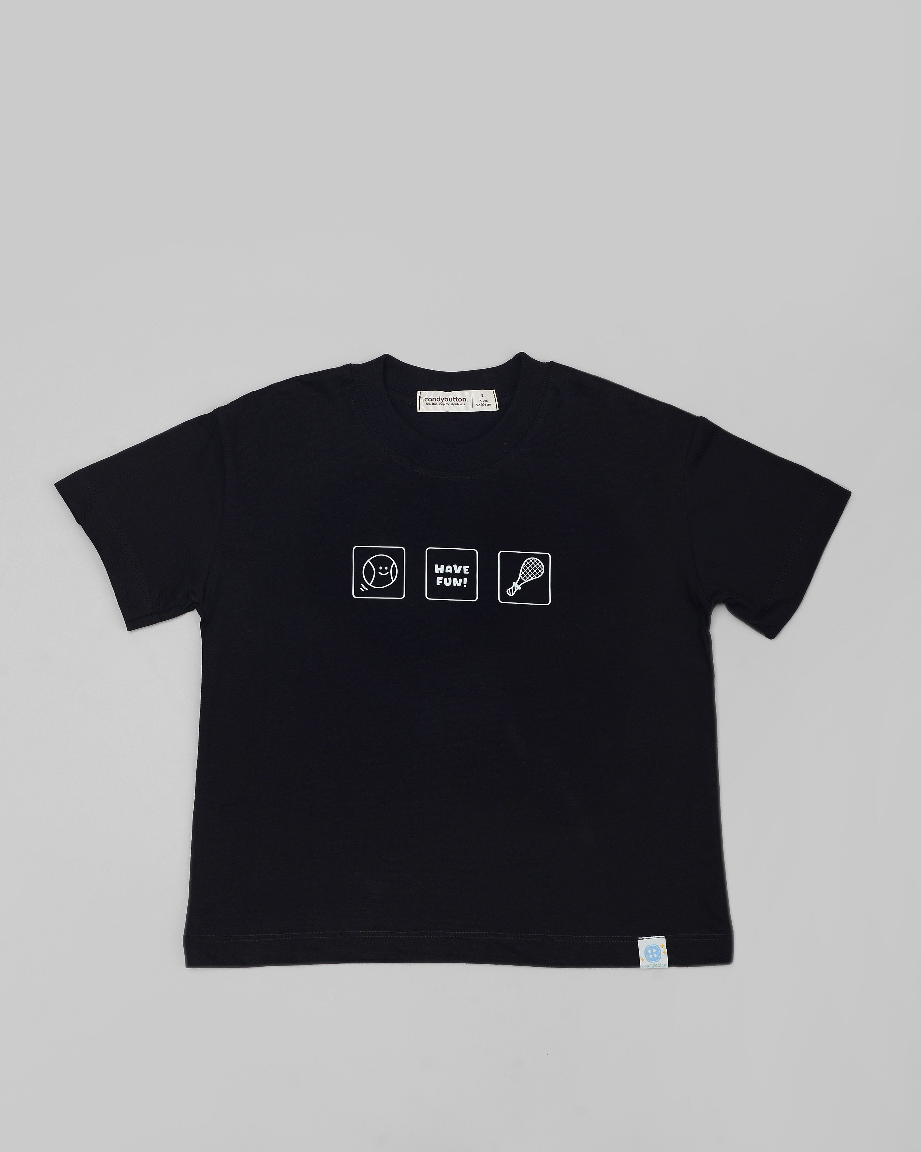 Have Fun T-shirt in Black