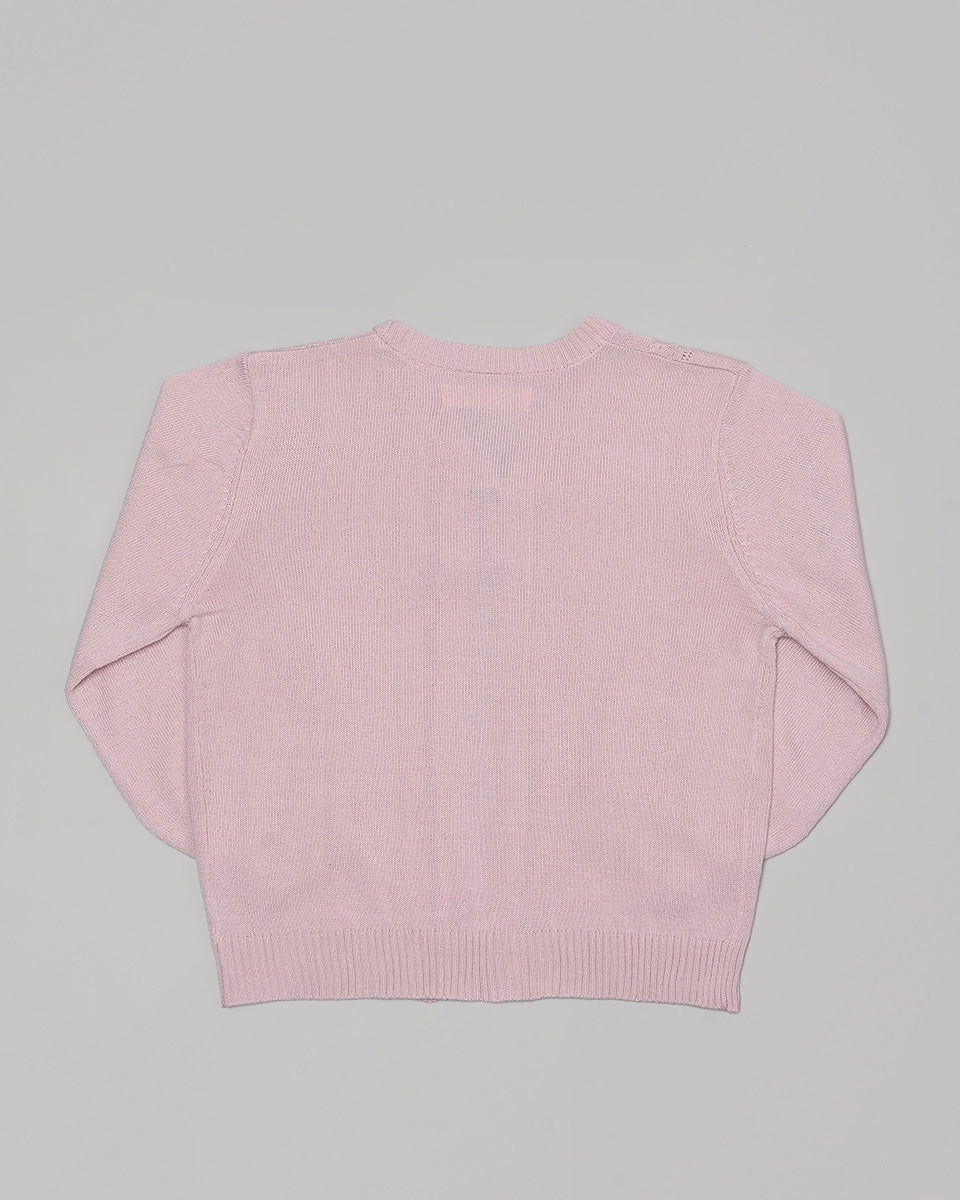 Seraphine Cardigan in Baby Pink