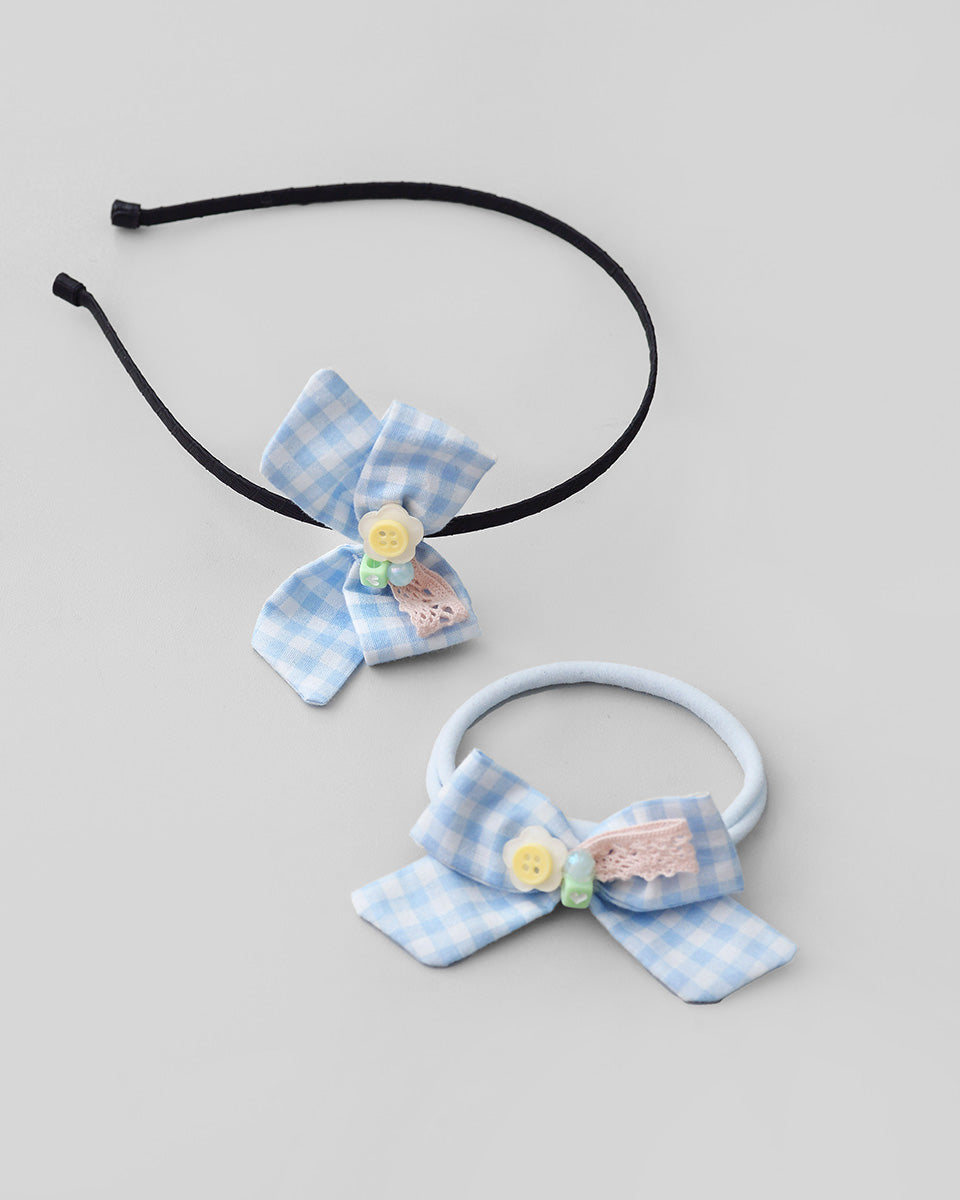 Ribelle Bow Headband in Lime