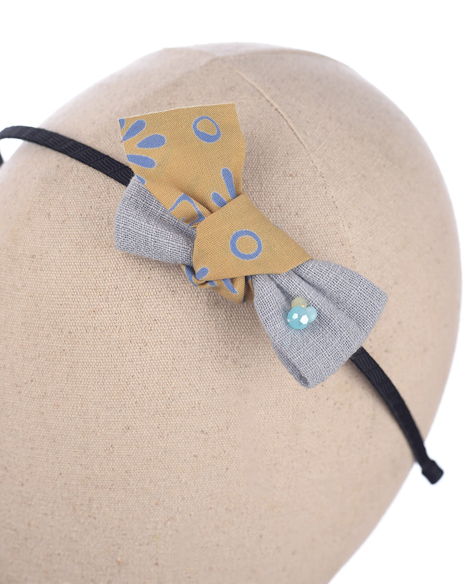 Molek Bow Hairpin in Yellow