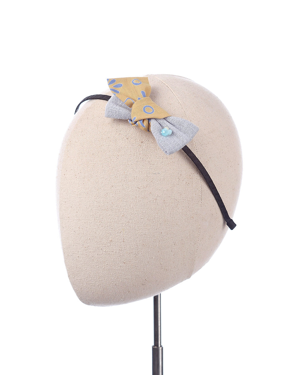 Molek Bow Hairpin in Yellow