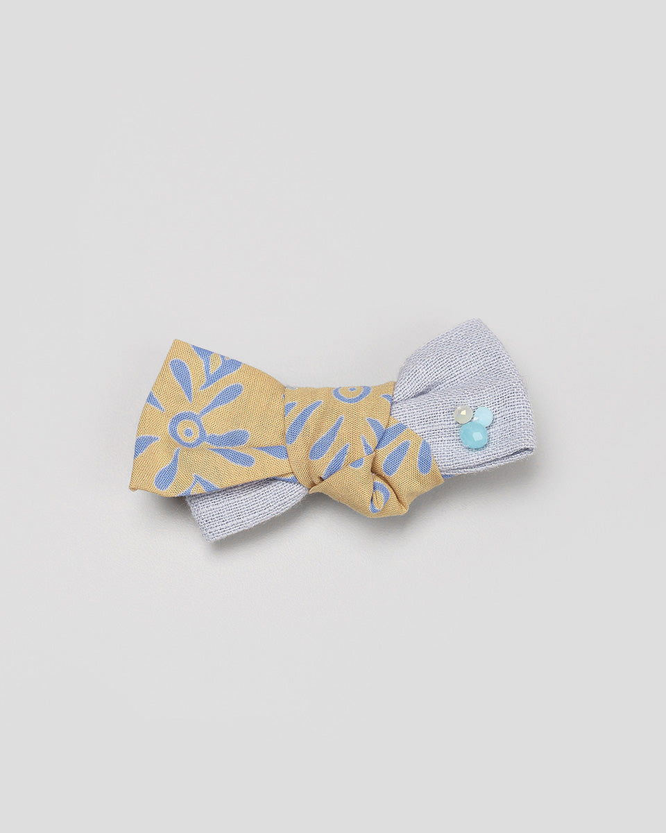 Molek Bow Hairpin in Yellow