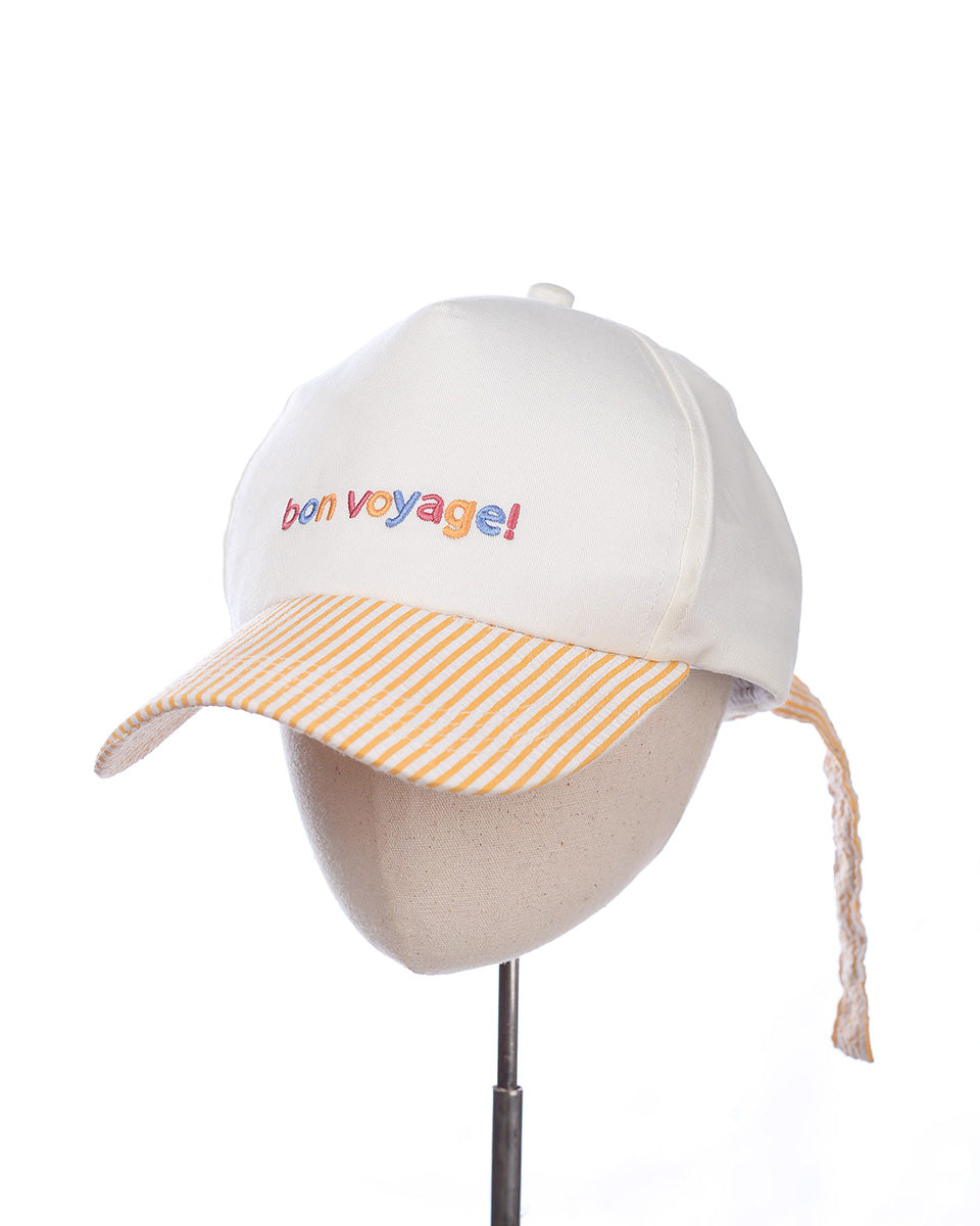 Bon Voyage Cap in Yellow
