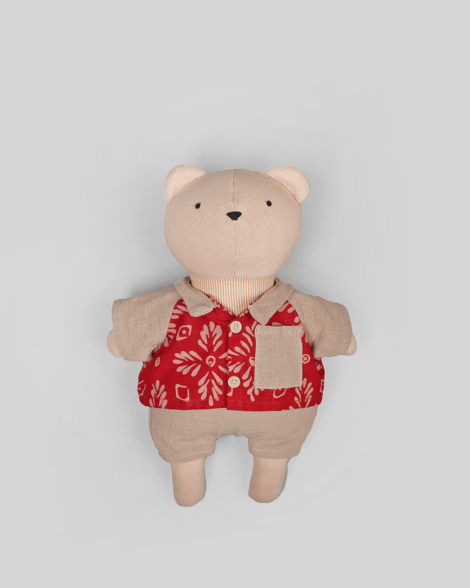 Bruno Bear Doll in Alun Clothes