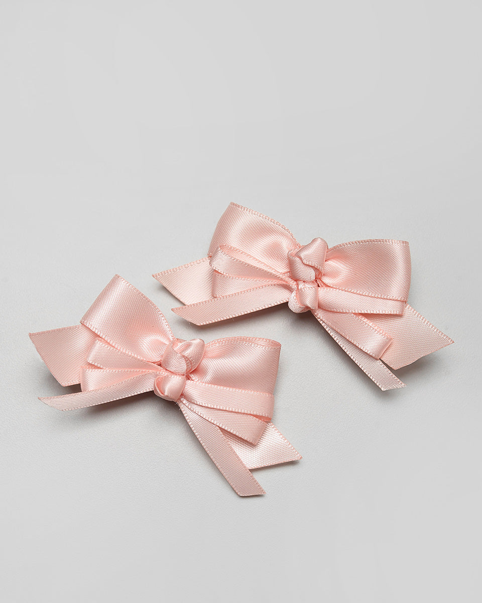 Sprinkle Sienna Bow Hairpin in Peach