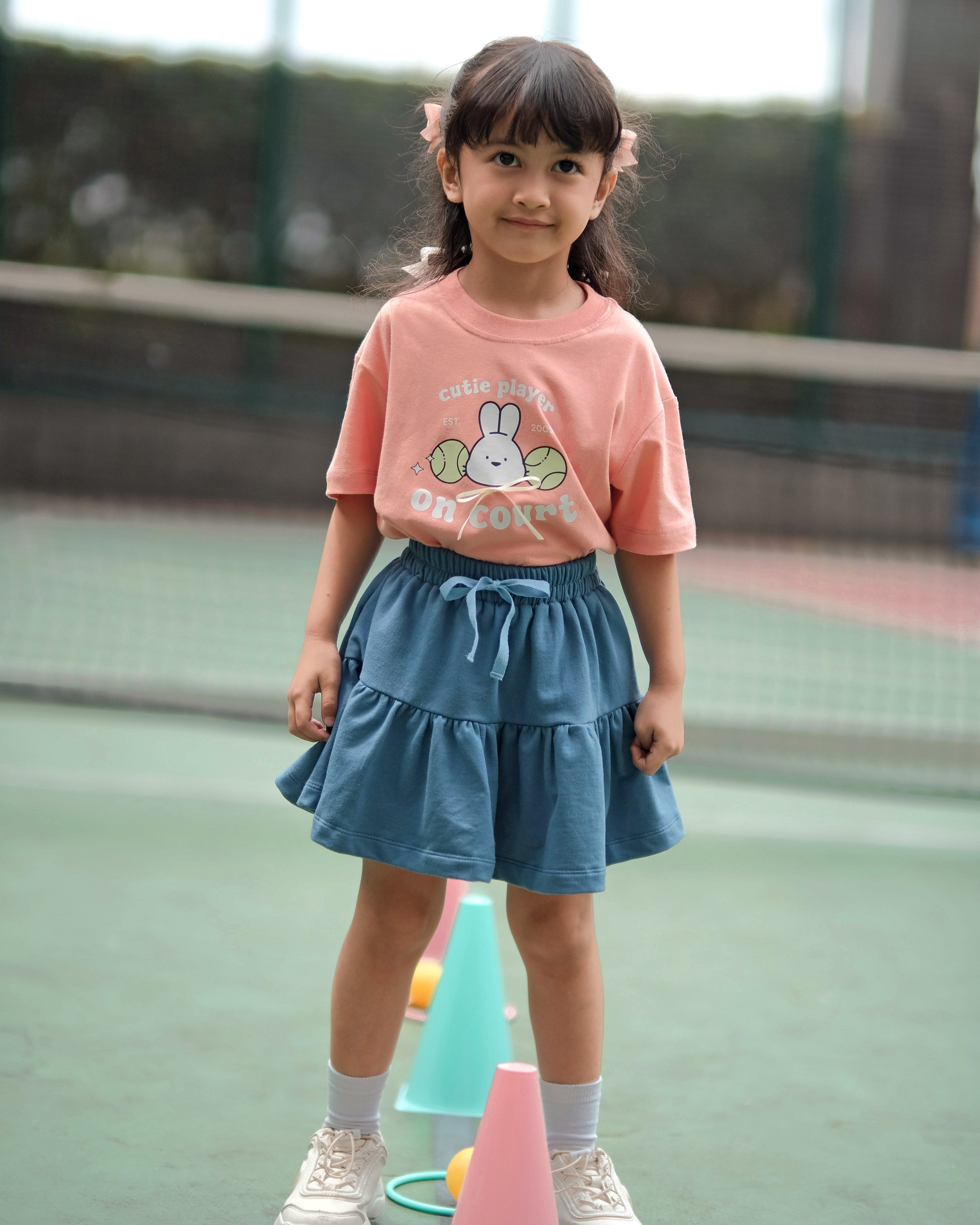 Cutie Player T-Shirt in Coral